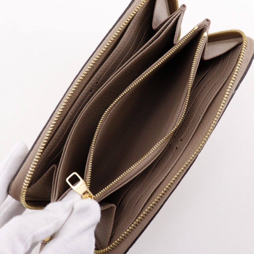 Louis Vuitton Monogram Empreinte Gray Monogram Empreinte Long Wallet