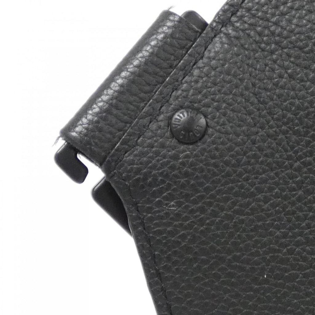 Louis Vuitton Black Leather Shoulder Bag