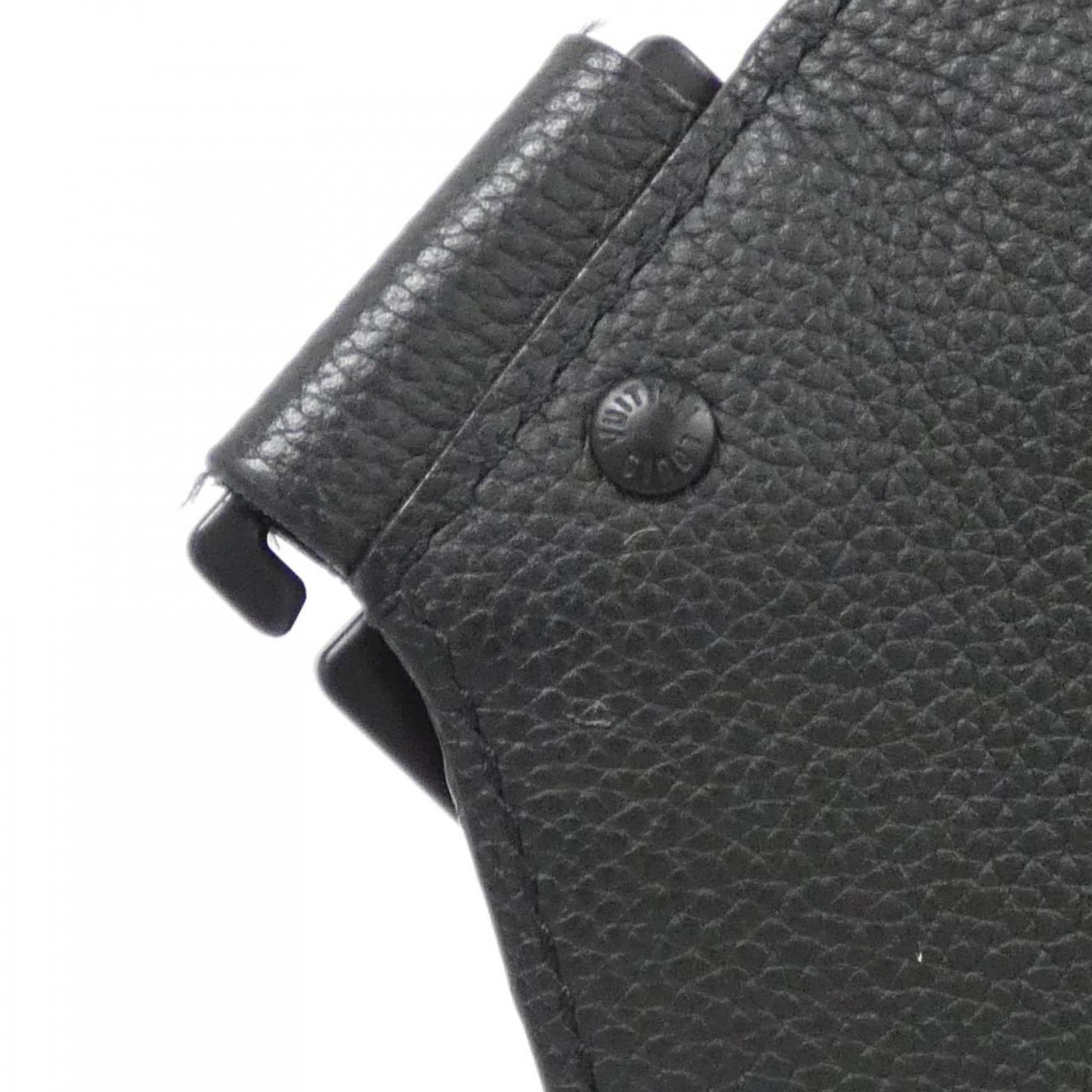 Louis Vuitton Black Leather Shoulder Bag
