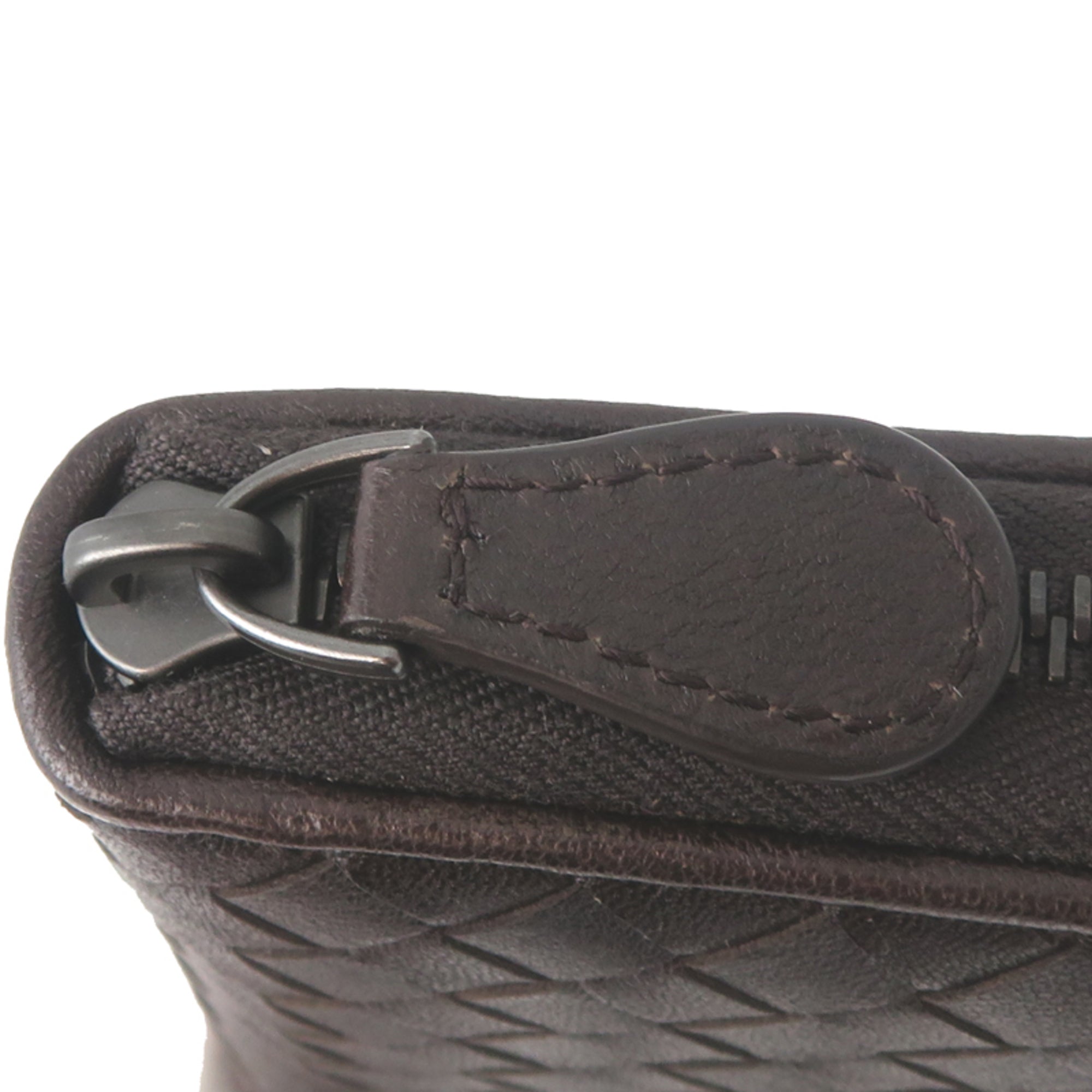 Bottega Veneta Brown Leather Long Wallet (Bi-Fold)