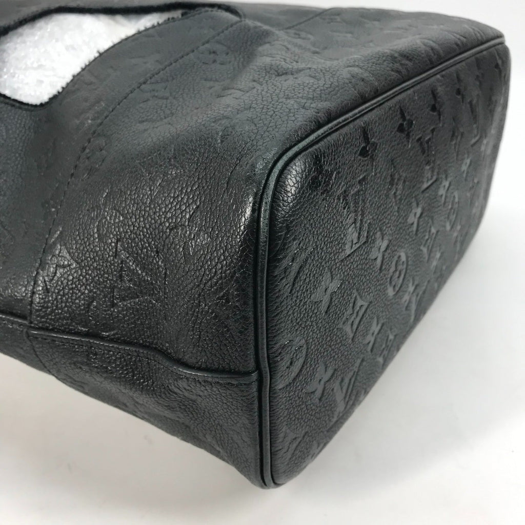 Louis Vuitton Black Noir Monogram Empreinte Shoulder Bag Tote Bag