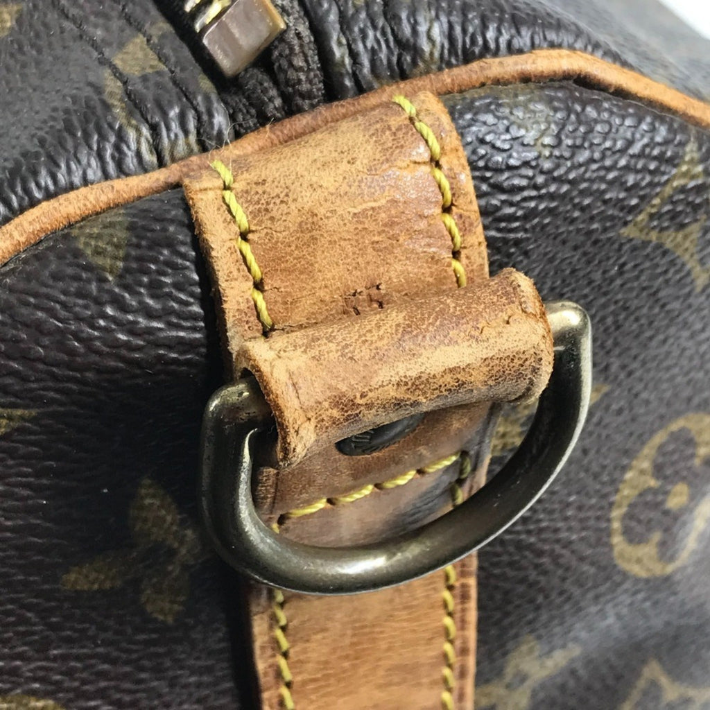 Louis Vuitton Brown Monogram Boston Bag Handbag Shoulder Bag