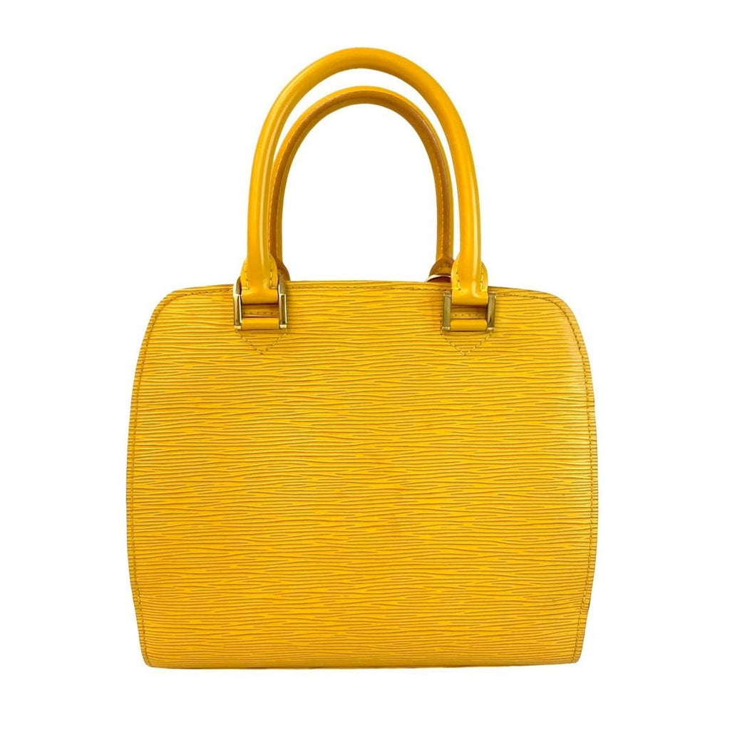 Louis Vuitton Yellow Epi Leather Handbag