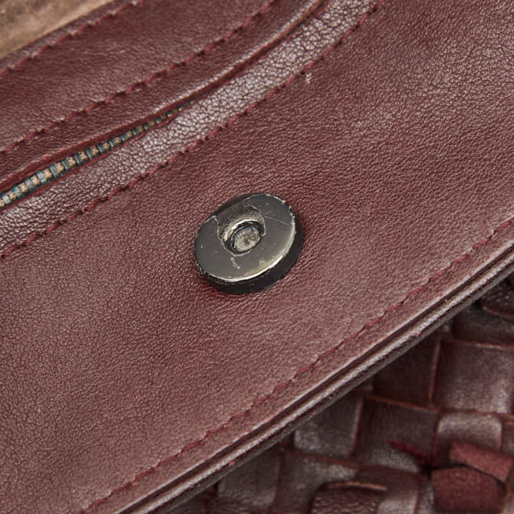 Bottega Veneta Brown Leather Handbag Tote Bag