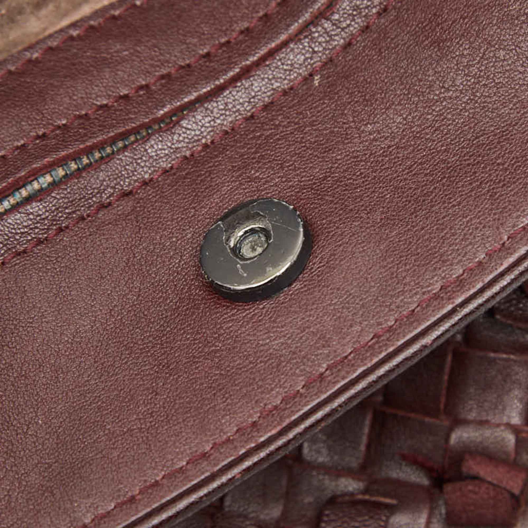 Bottega Veneta Brown Leather Handbag Tote Bag