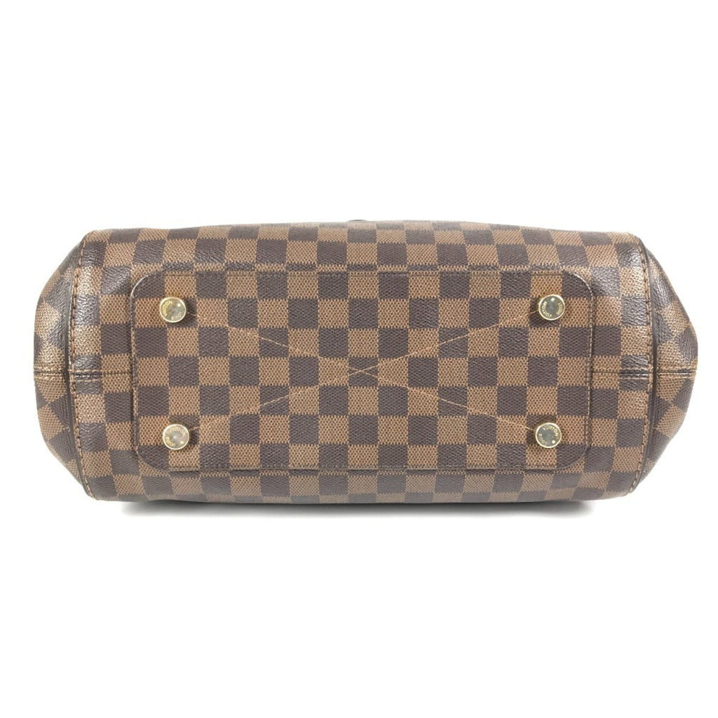 Louis Vuitton Damier Brown Ebene Damier Canvas Shoulder Bag Tote Bag