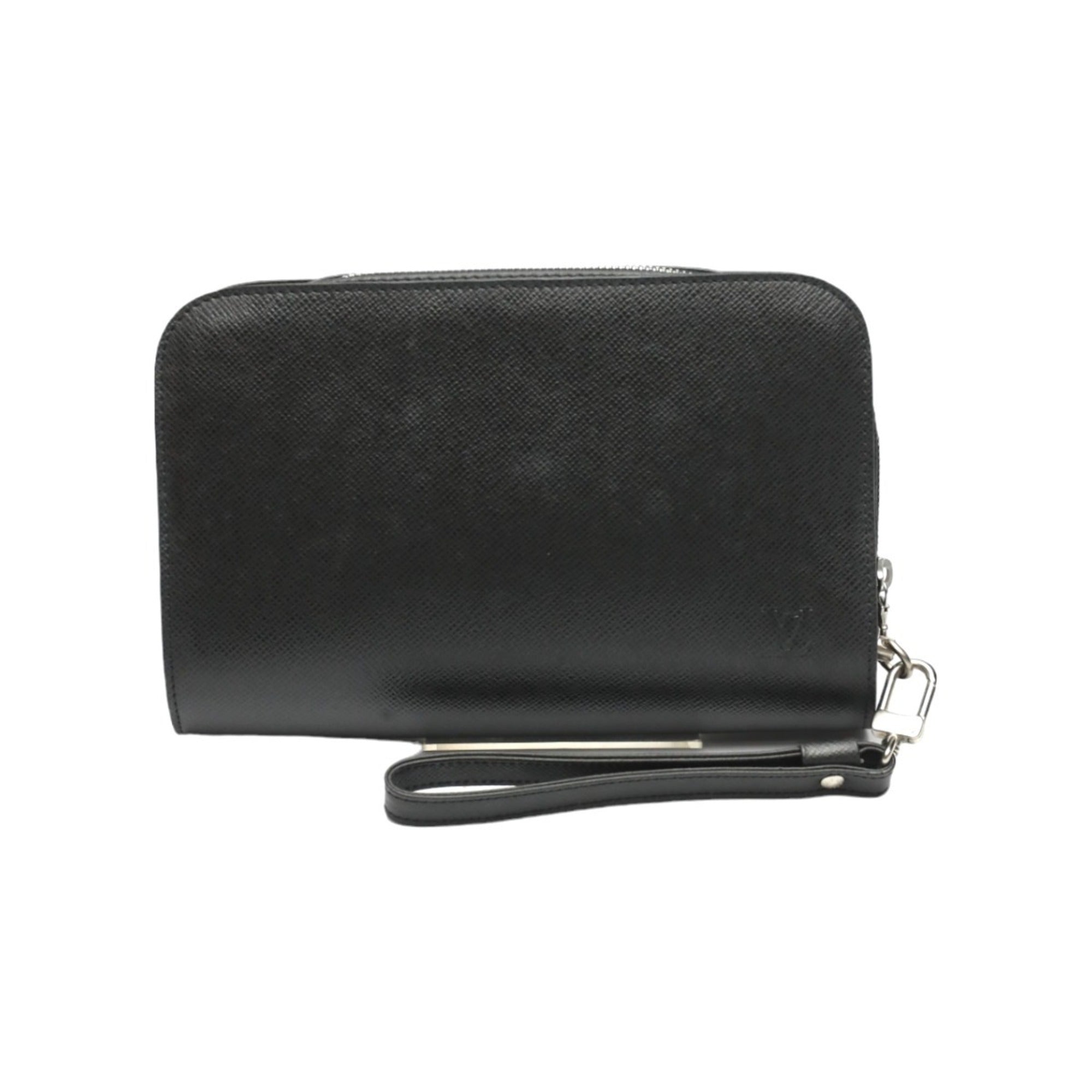 Louis Vuitton Taiga Ardoise Black Taiga Leather Handbag