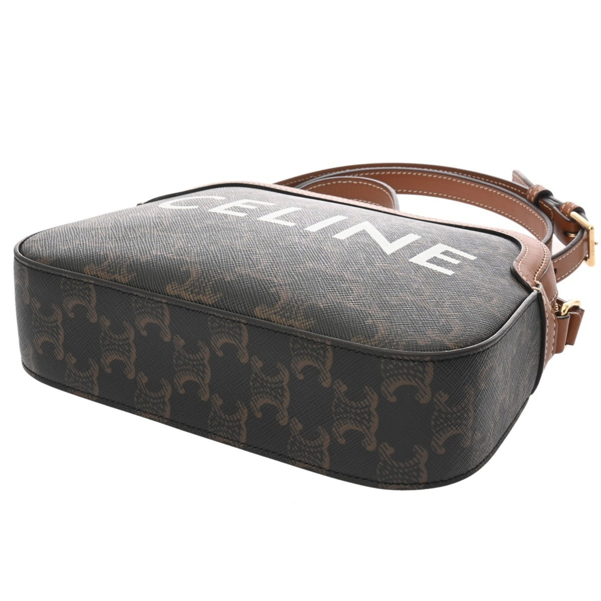 Celine Brown Pvc Shoulder Bag