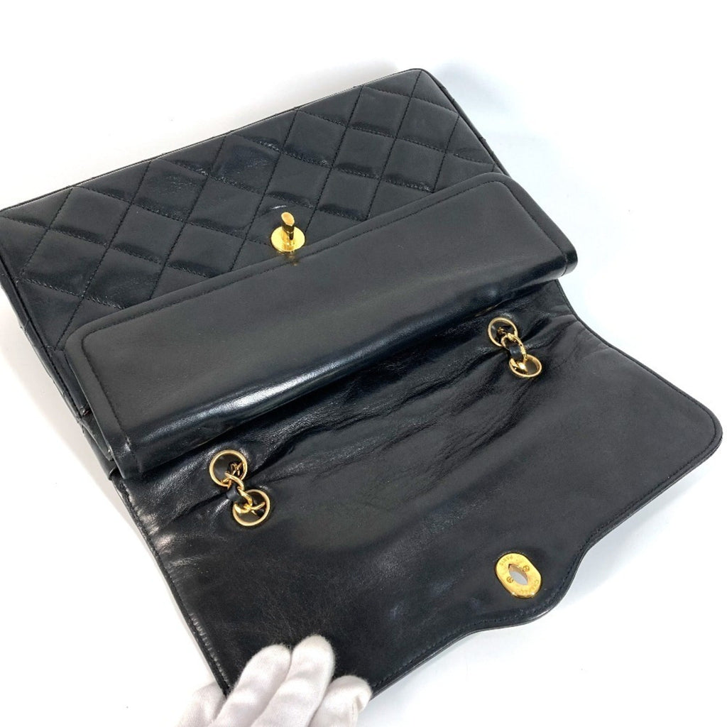 Chanel Black Leather Shoulder Bag