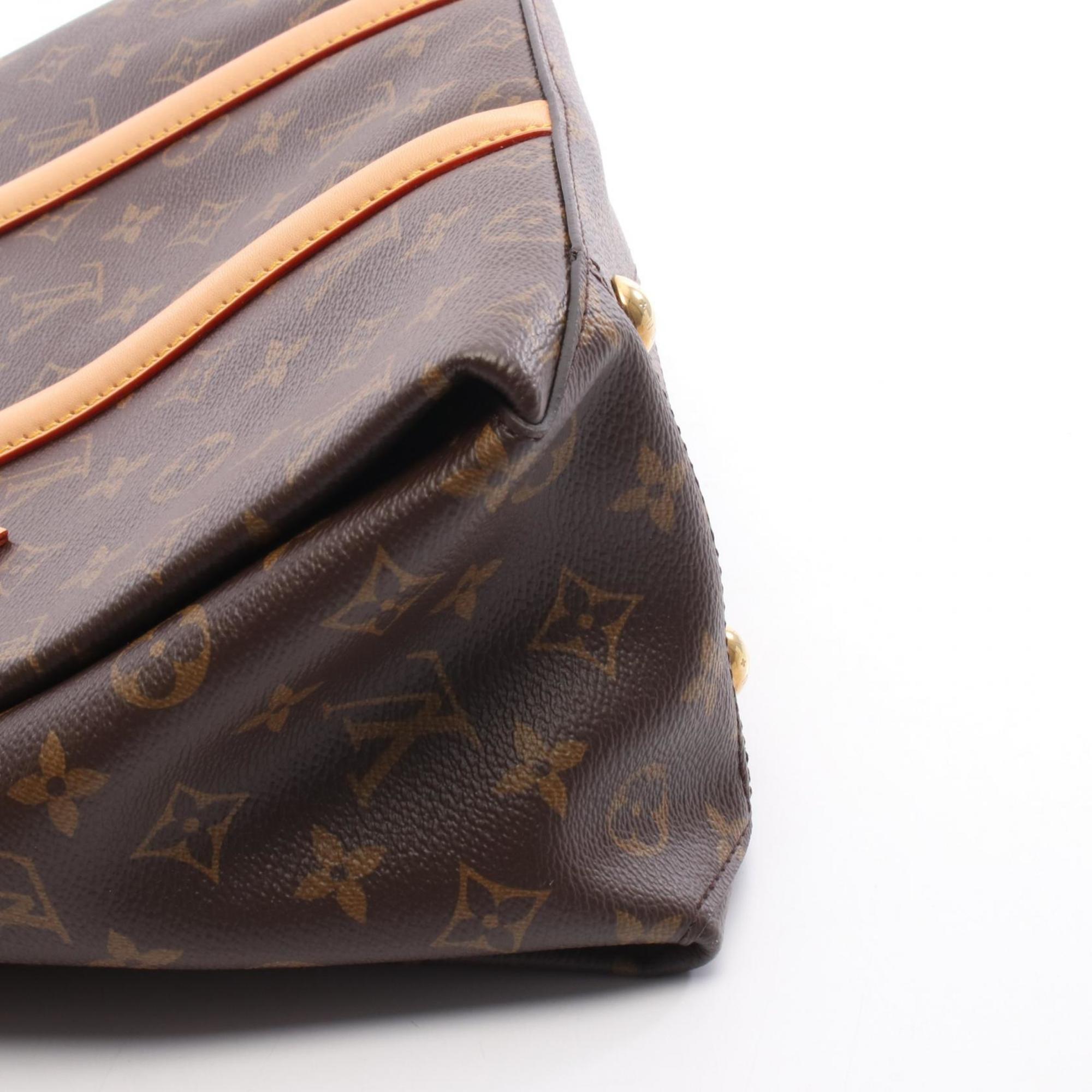 Louis Vuitton Brown Coated Canvas Monogram Pvc Leather Handbag