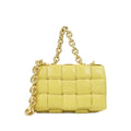 Bottega Veneta Yellow Leather Shoulder Bag