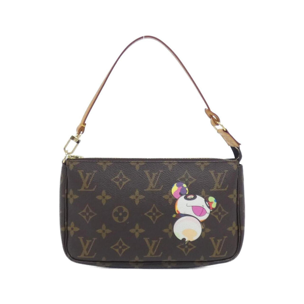 Louis Vuitton Brown Monogram Panda Coated Canvas Pochette Pouch