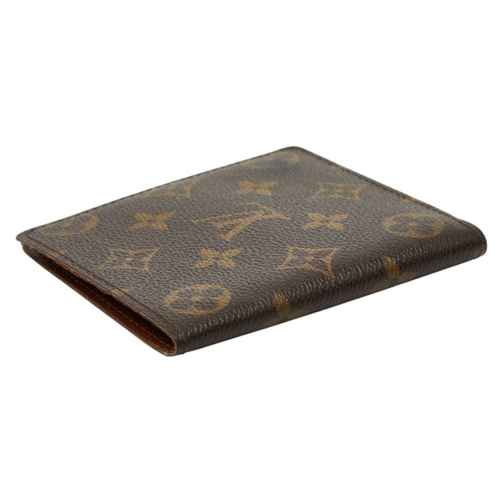 Louis Vuitton Brown Pvc Leather Bill Wallet