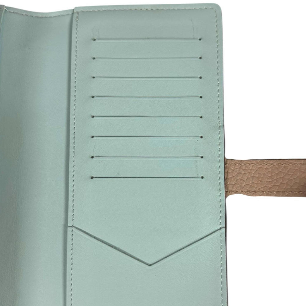 Louis Vuitton Beige Galle Leather Long Wallet