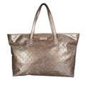 Gucci Gg Imprimé Gold Gg Imprimé Handbag Tote Bag (Pre-Owned)