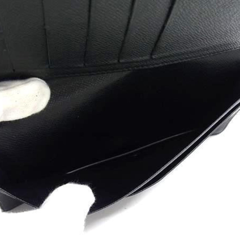 Louis Vuitton Ardoise Black Taiga Leather Long Wallet