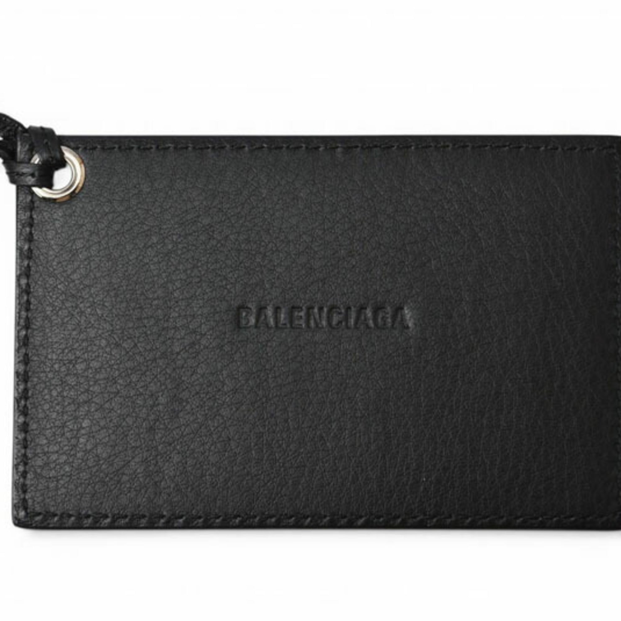Balenciaga Black Leather Pouch