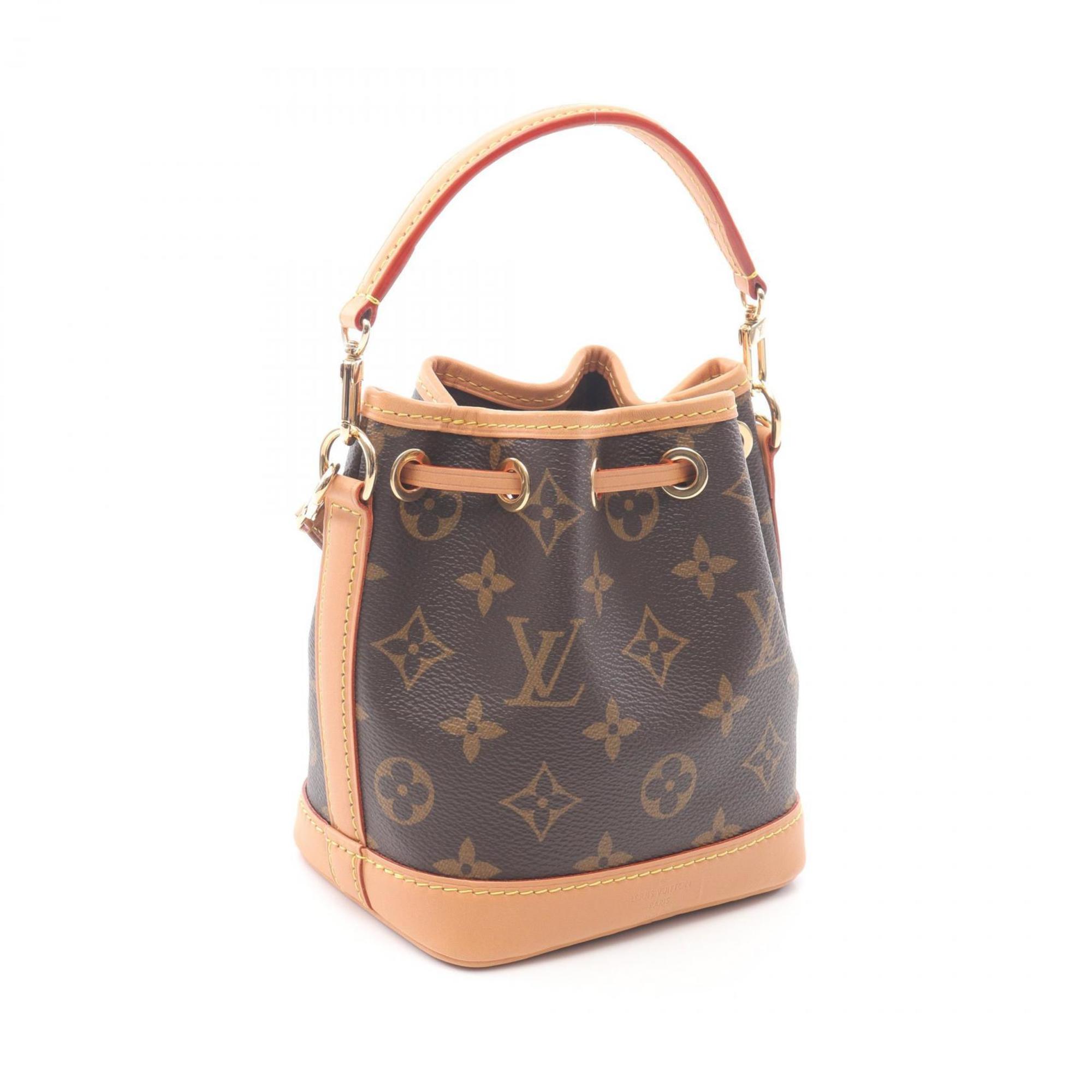 Louis Vuitton Brown Coated Canvas Leather Handbag