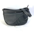 Christian Dior Black Leather Shoulder Bag (Pre-Owned)