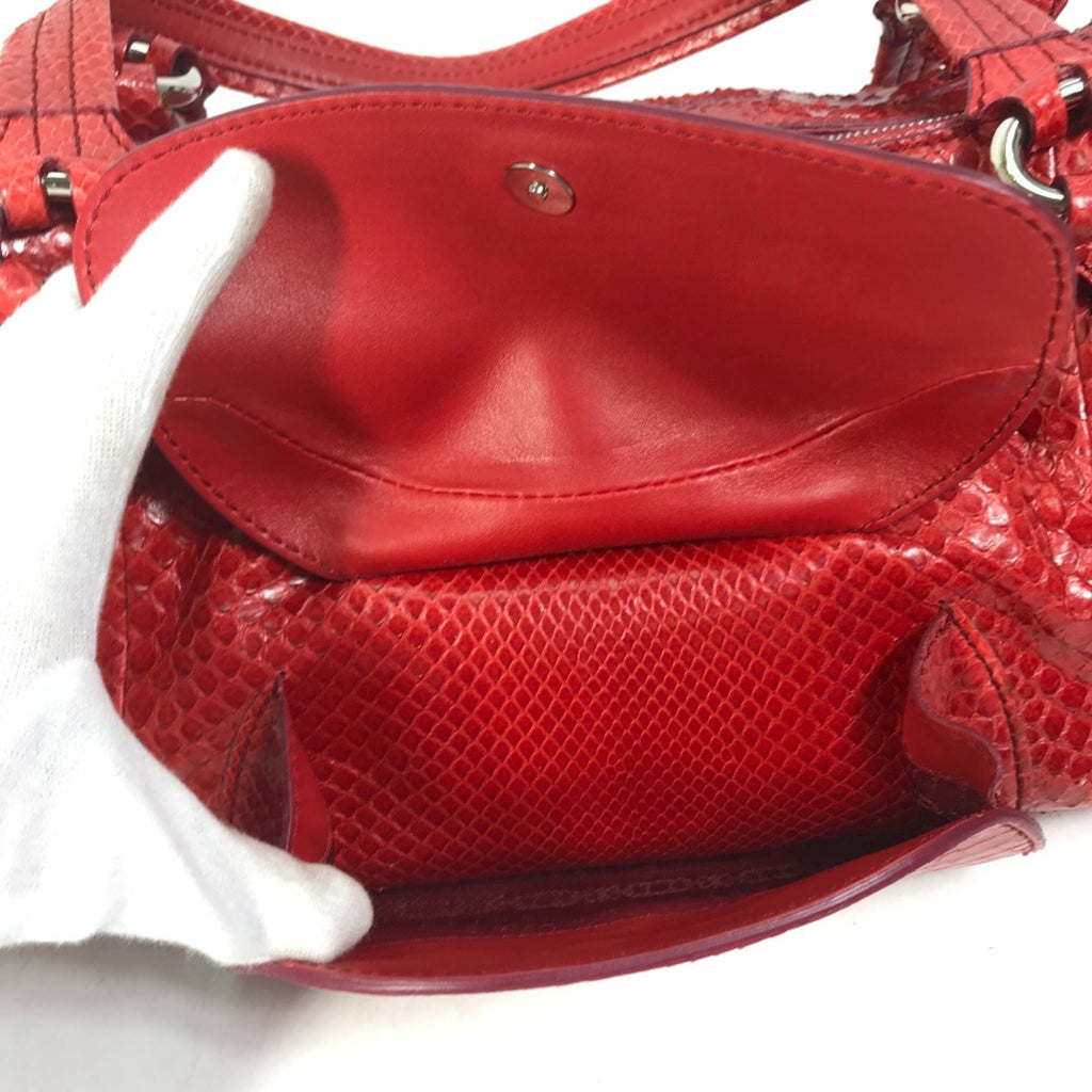 Celine Red Other Boston Bag