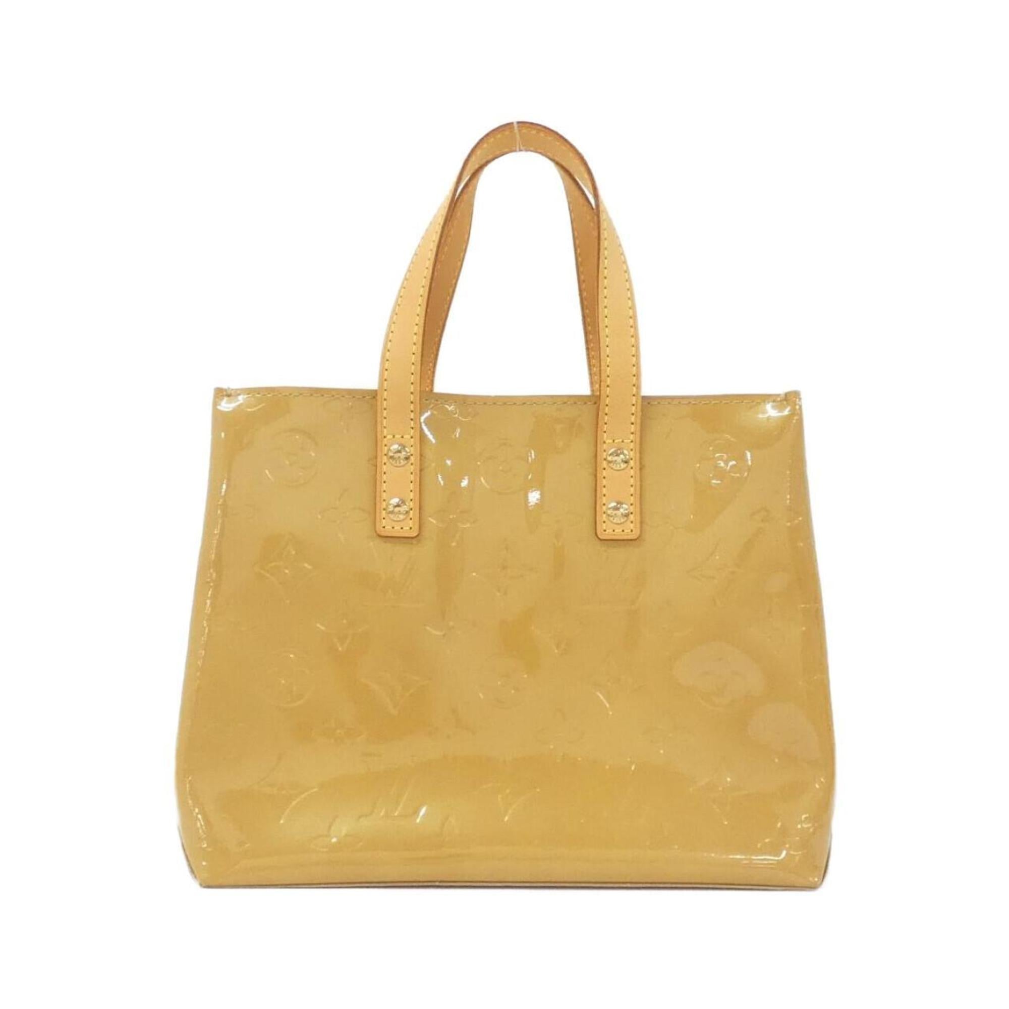 Louis Vuitton Gold Brown Leather Handbag