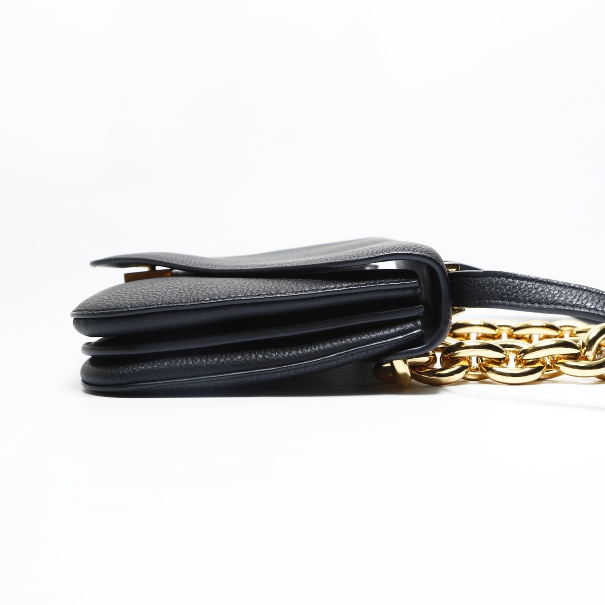 Bottega Veneta Black Leather Shoulder Bag