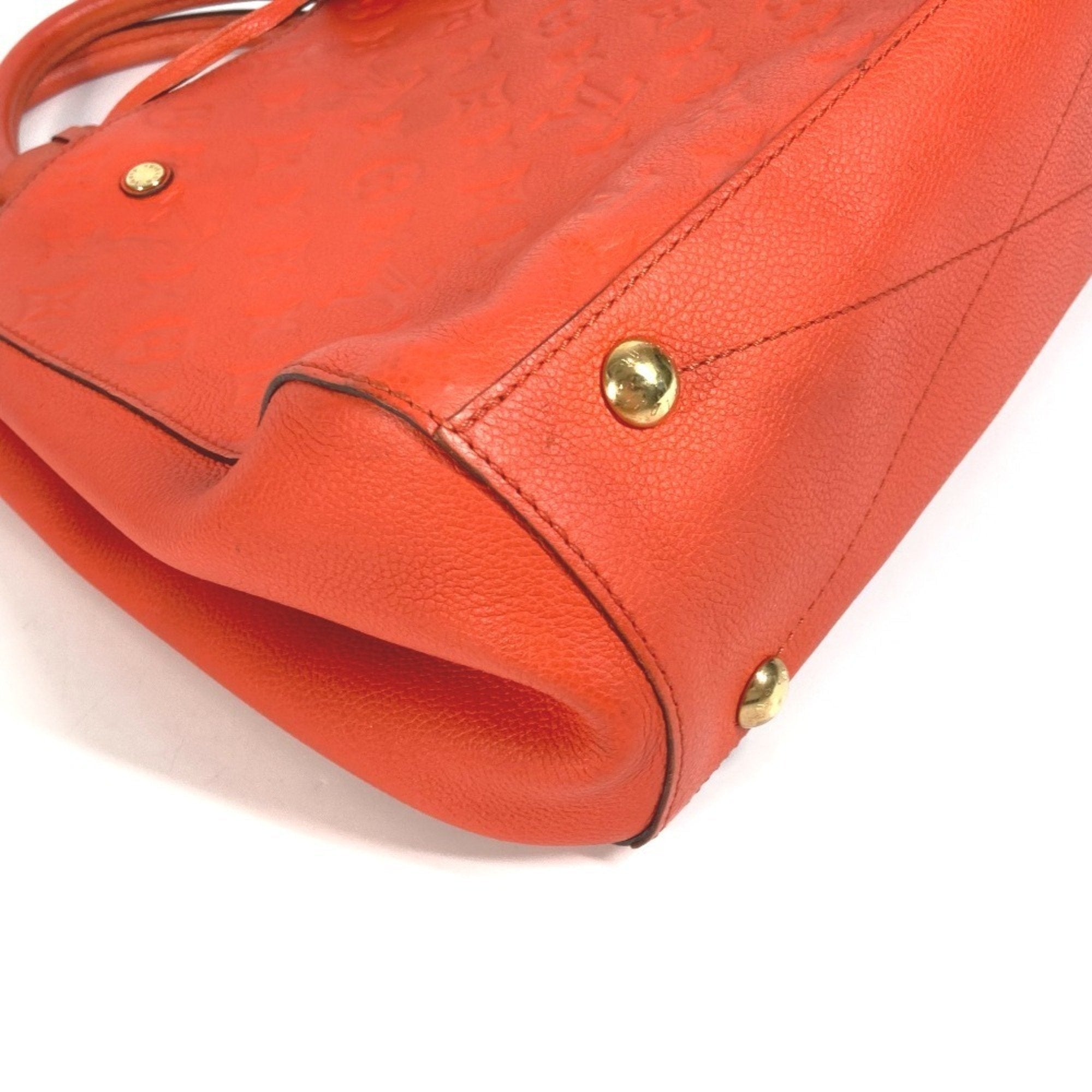 Louis Vuitton Orange Monogram Empreinte Handbag Shoulder Bag Tote Bag