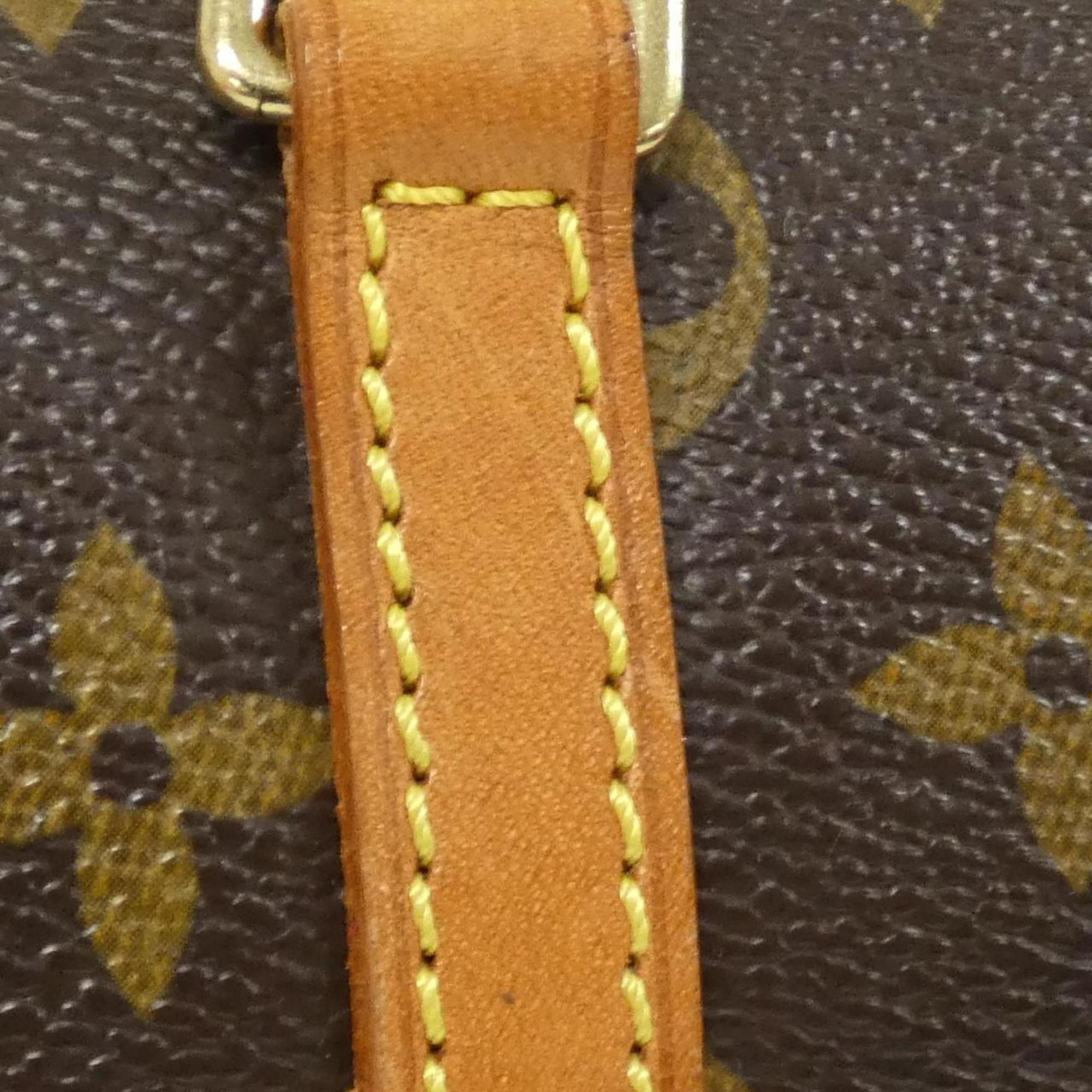 Louis Vuitton Marron Coated Canvas Handbag