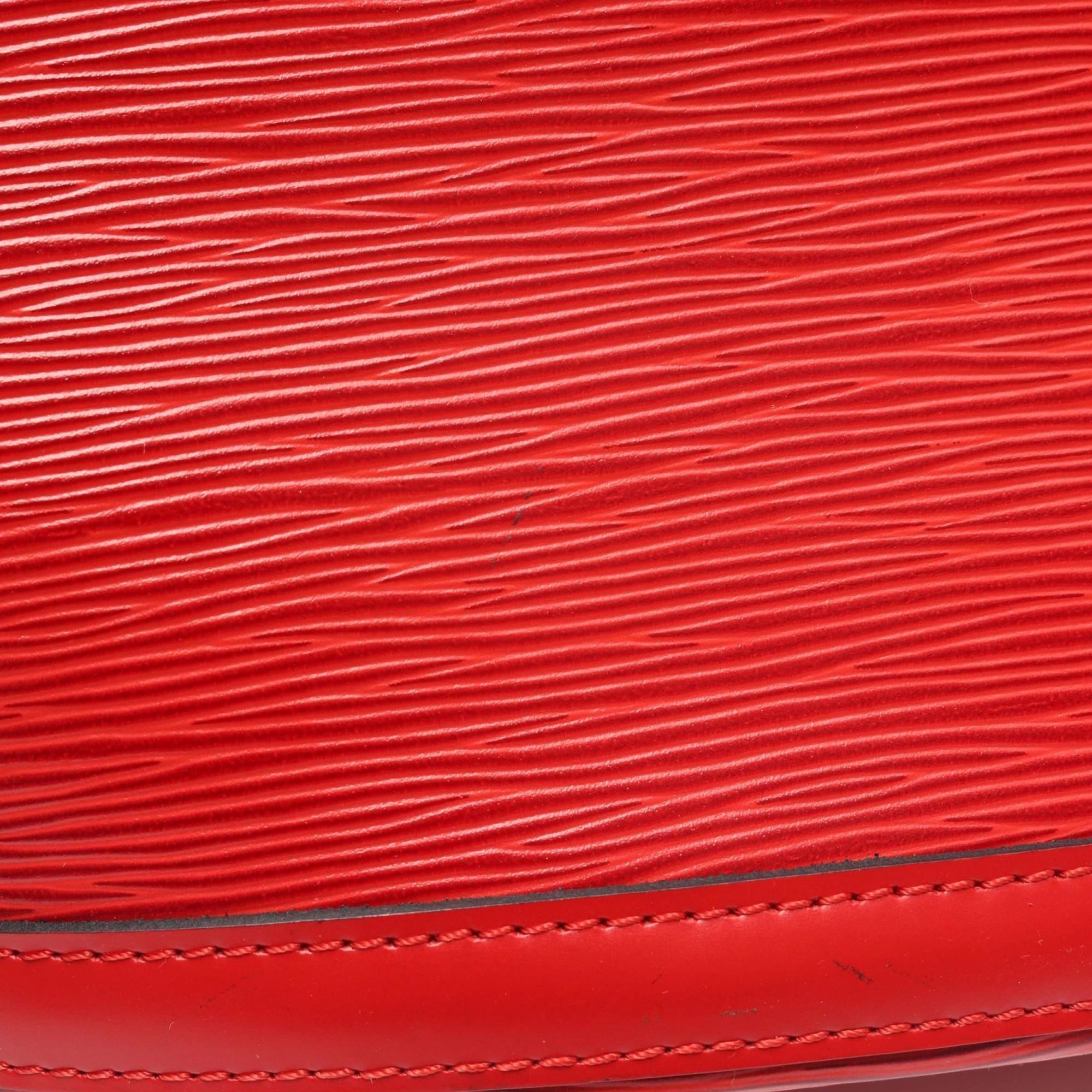 Louis Vuitton Castilian Red Red Color Epi Leather Handbag Shoulder Bag