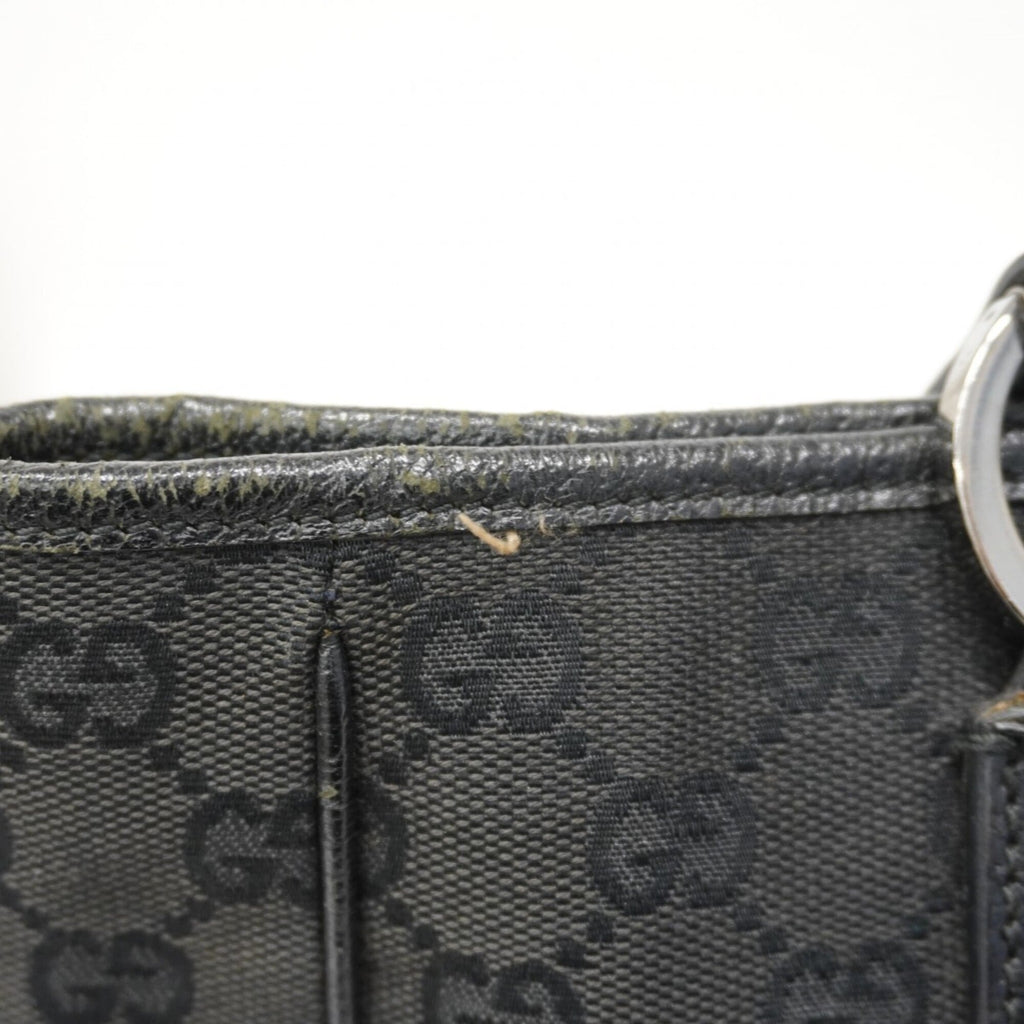 Gucci Black Canvas Tote Bag (Pre-Owned)