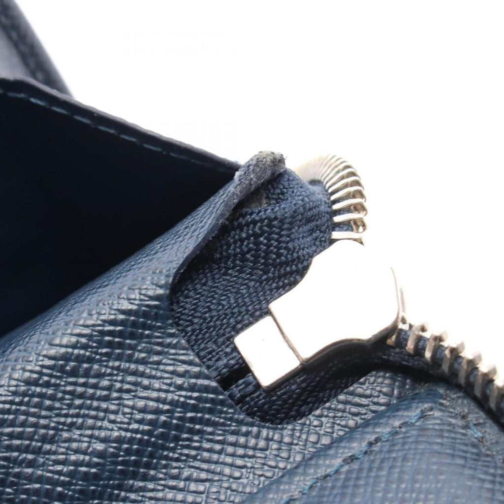 Louis Vuitton Navy Leather Long Wallet