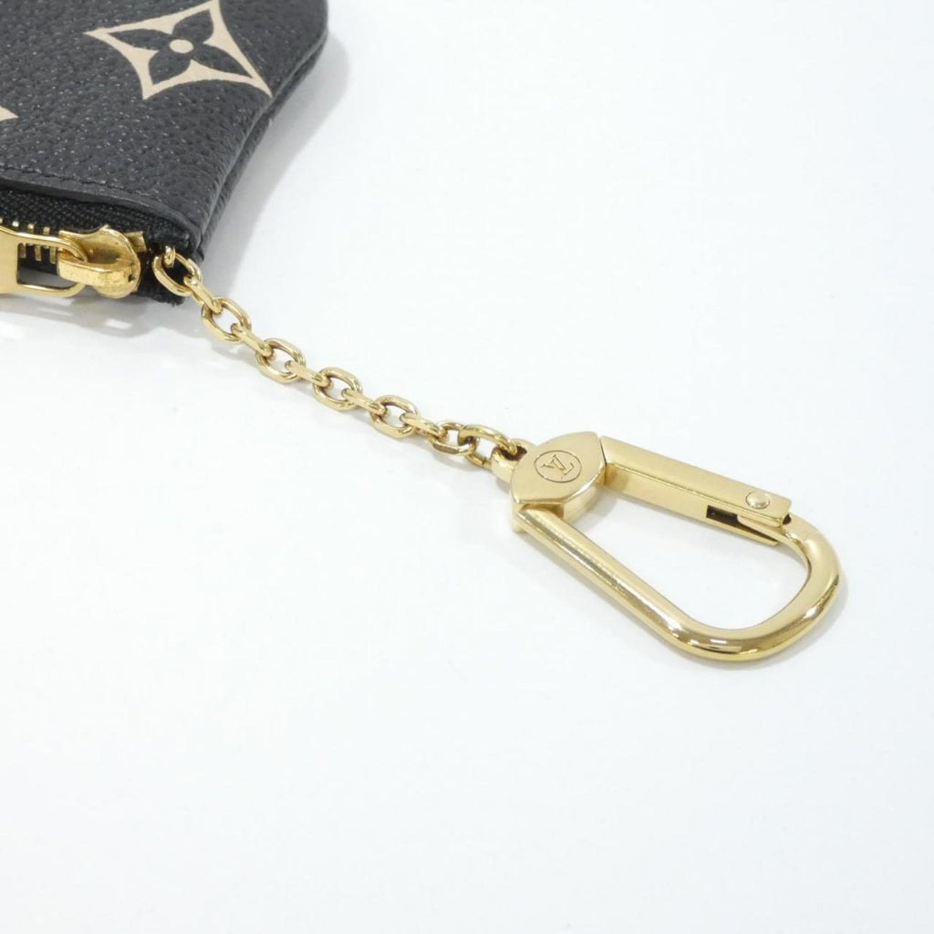 Louis Vuitton Monogram Empreinte Beige Black Leather Coin Purse/Coin Case