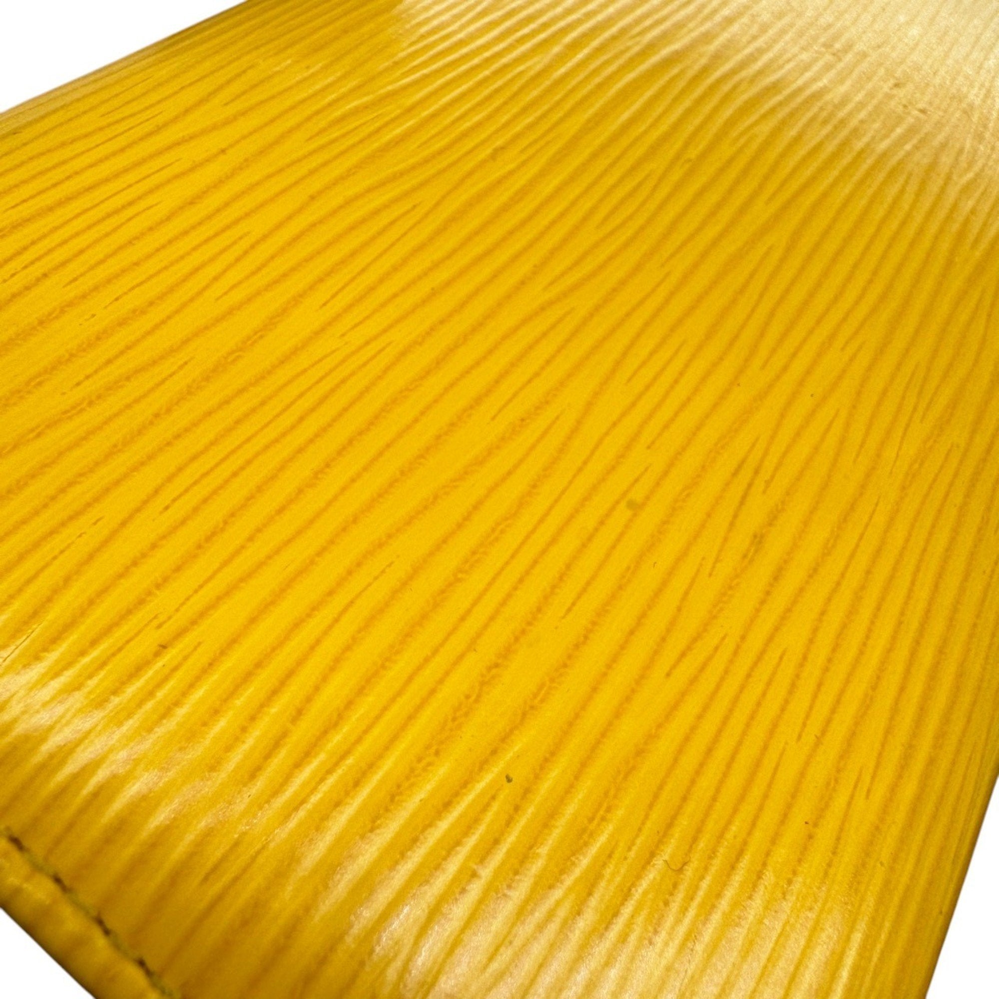 Louis Vuitton Yellow Epi Leather Long Wallet
