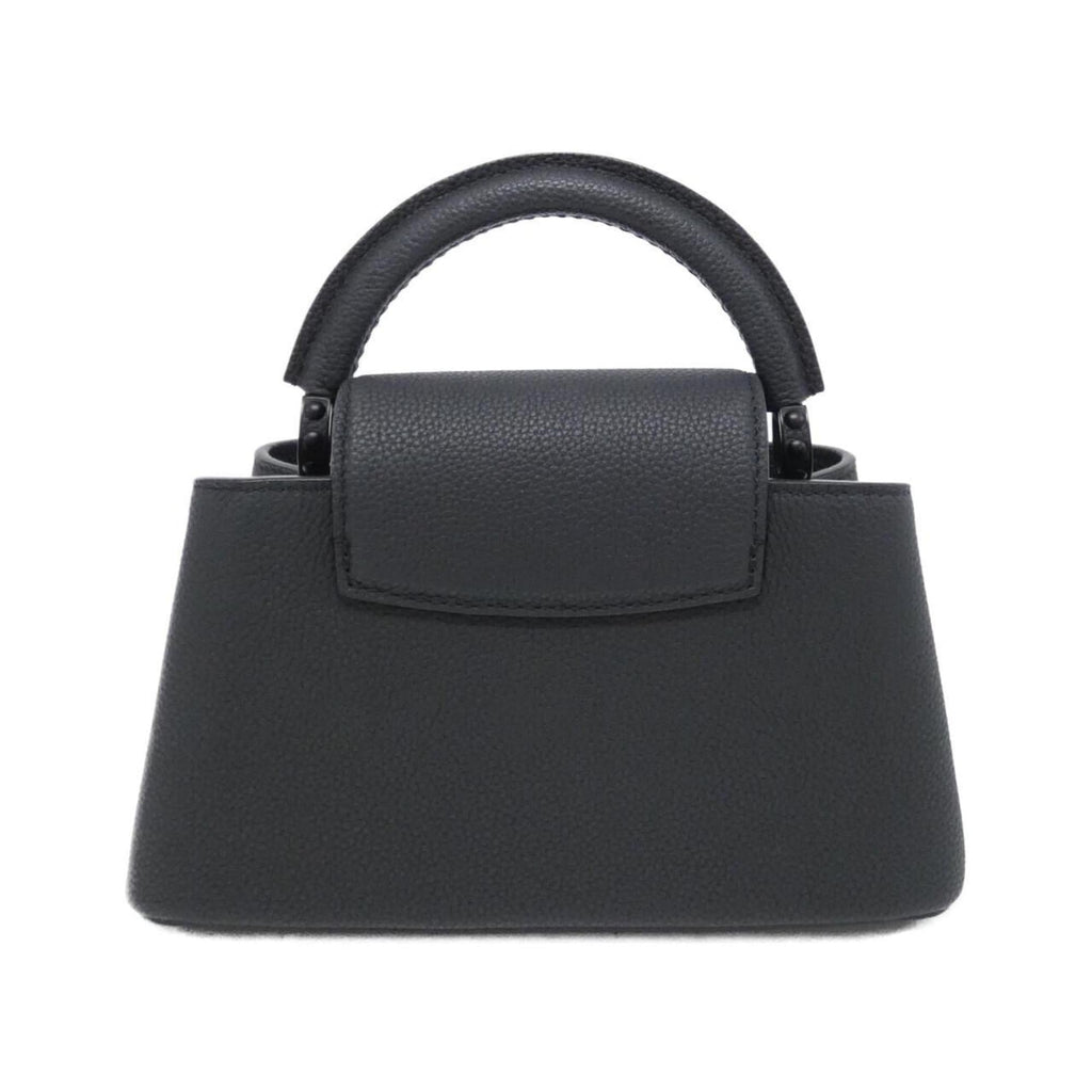 Louis Vuitton Black Leather Handbag