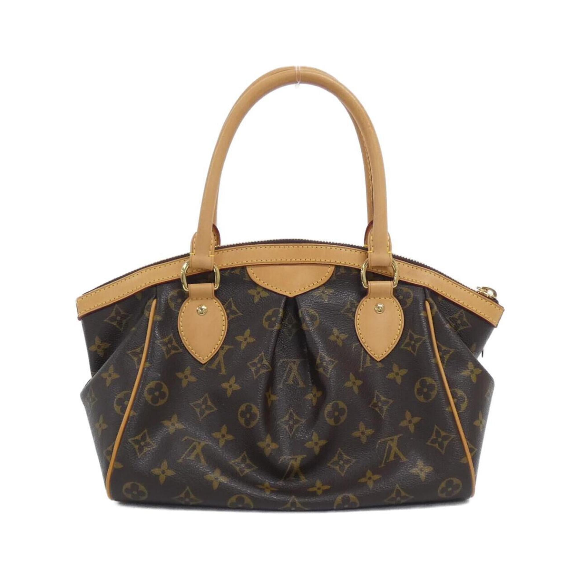 Louis Vuitton Marron Coated Canvas Handbag