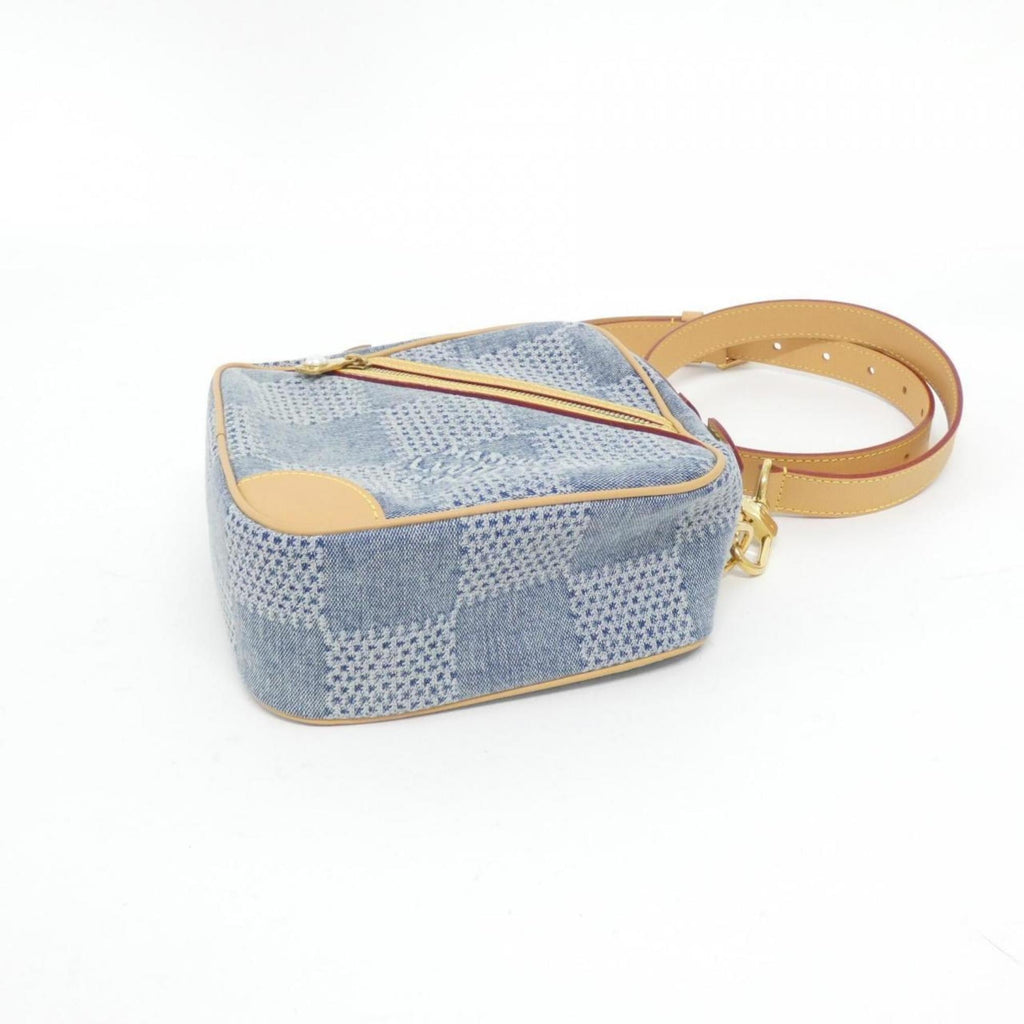 Louis Vuitton Blue Cotton Canvas Shoulder Bag