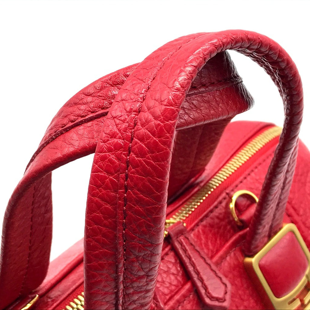 Fendi Red Leather Handbag