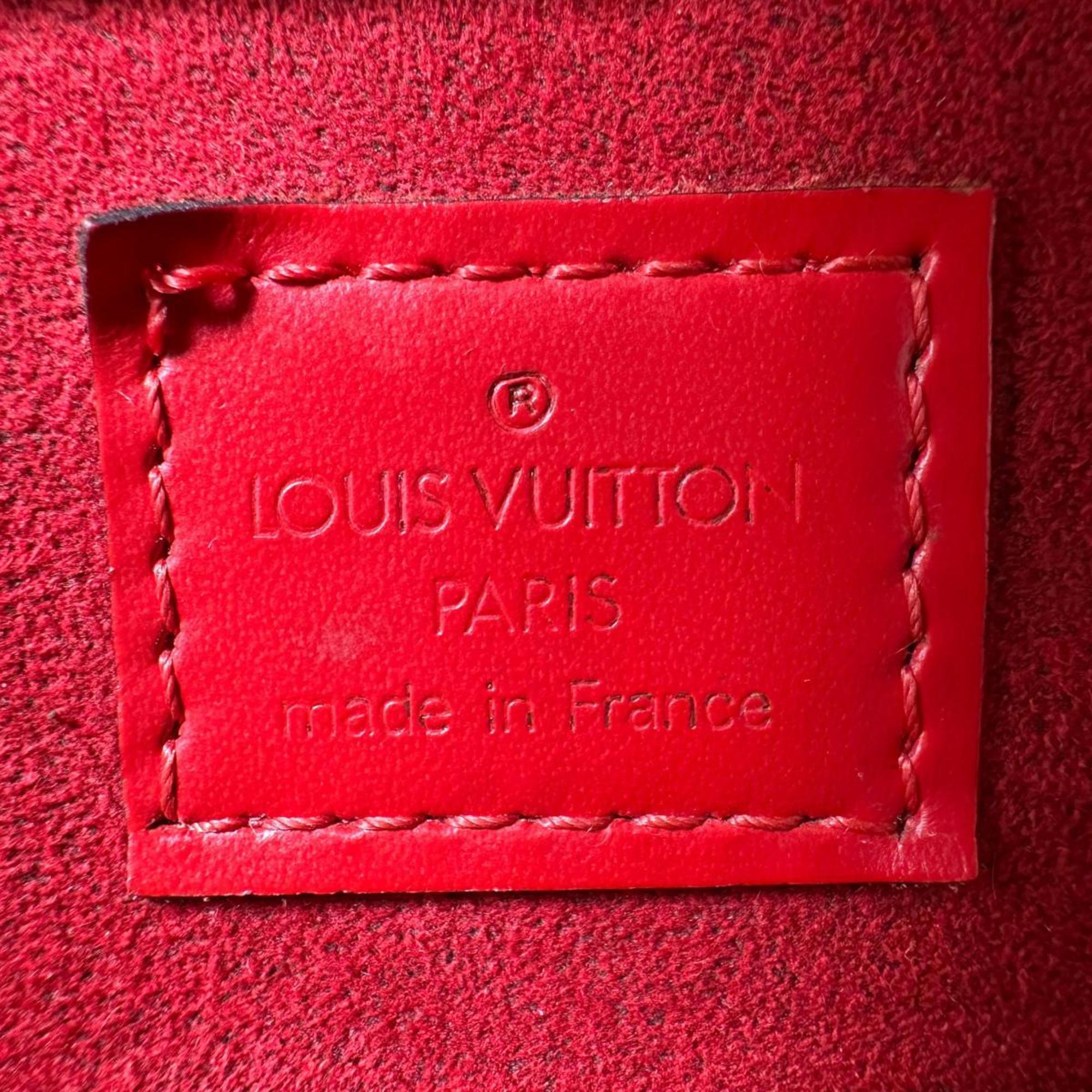 Louis Vuitton Red Color Epi Leather Handbag
