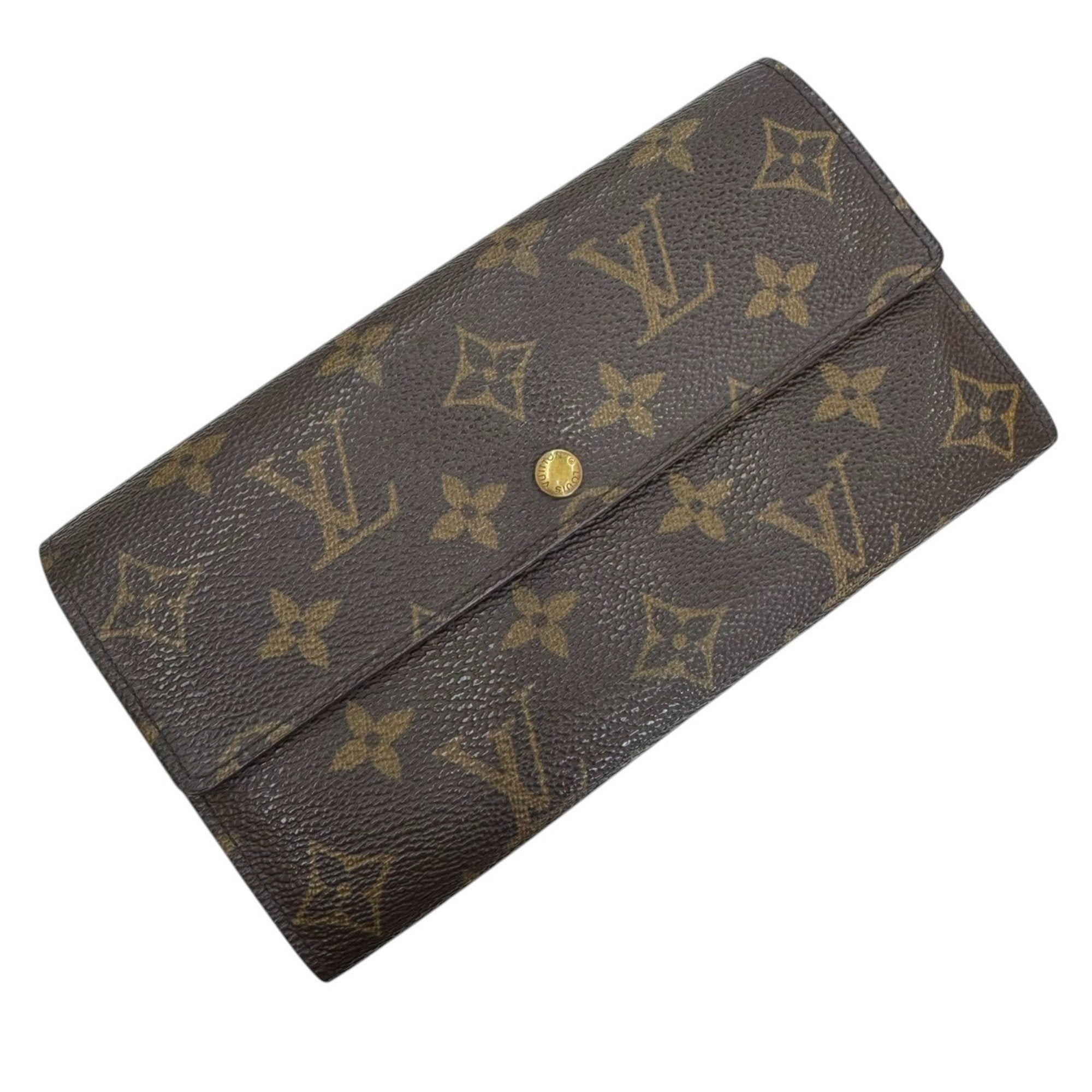 Louis Vuitton Brown Monogram Long Wallet