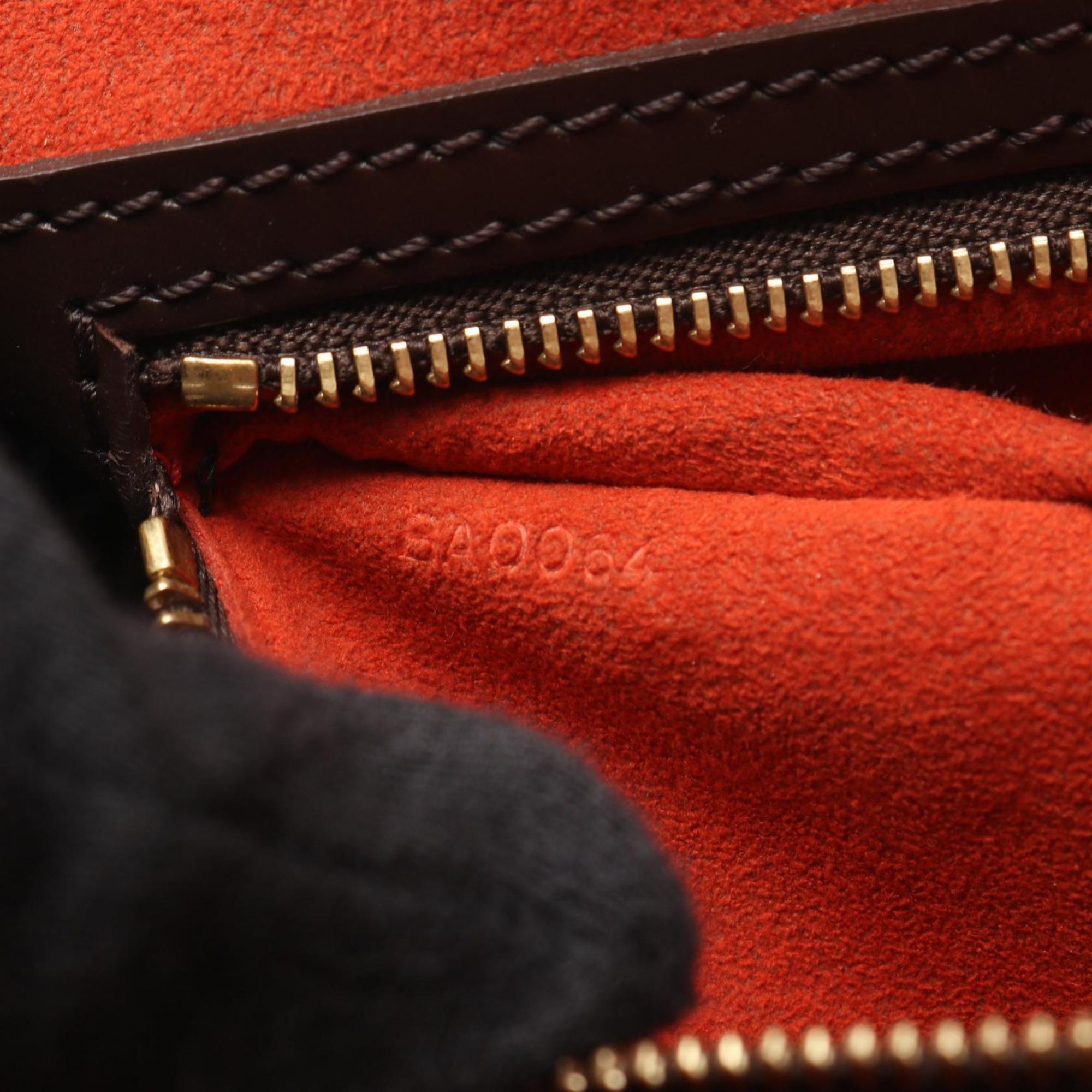 Louis Vuitton Brown Damier Canvas Coated Canvas Damier Canvas Leather Handbag