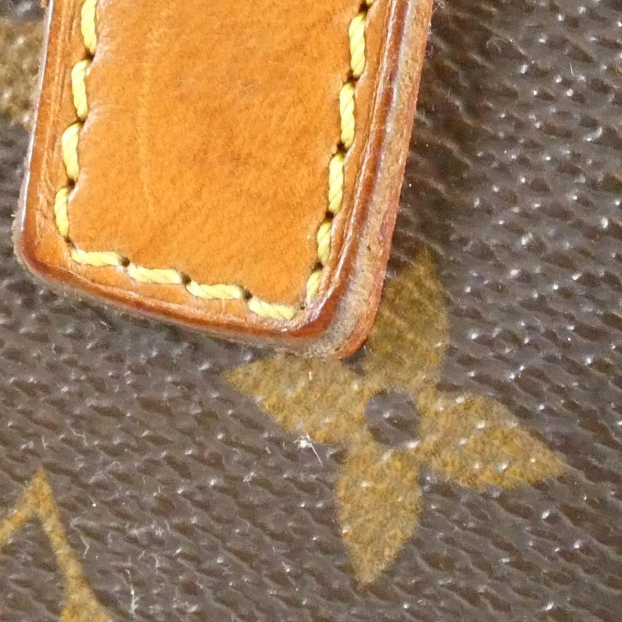 Louis Vuitton Brown Coated Canvas Handbag