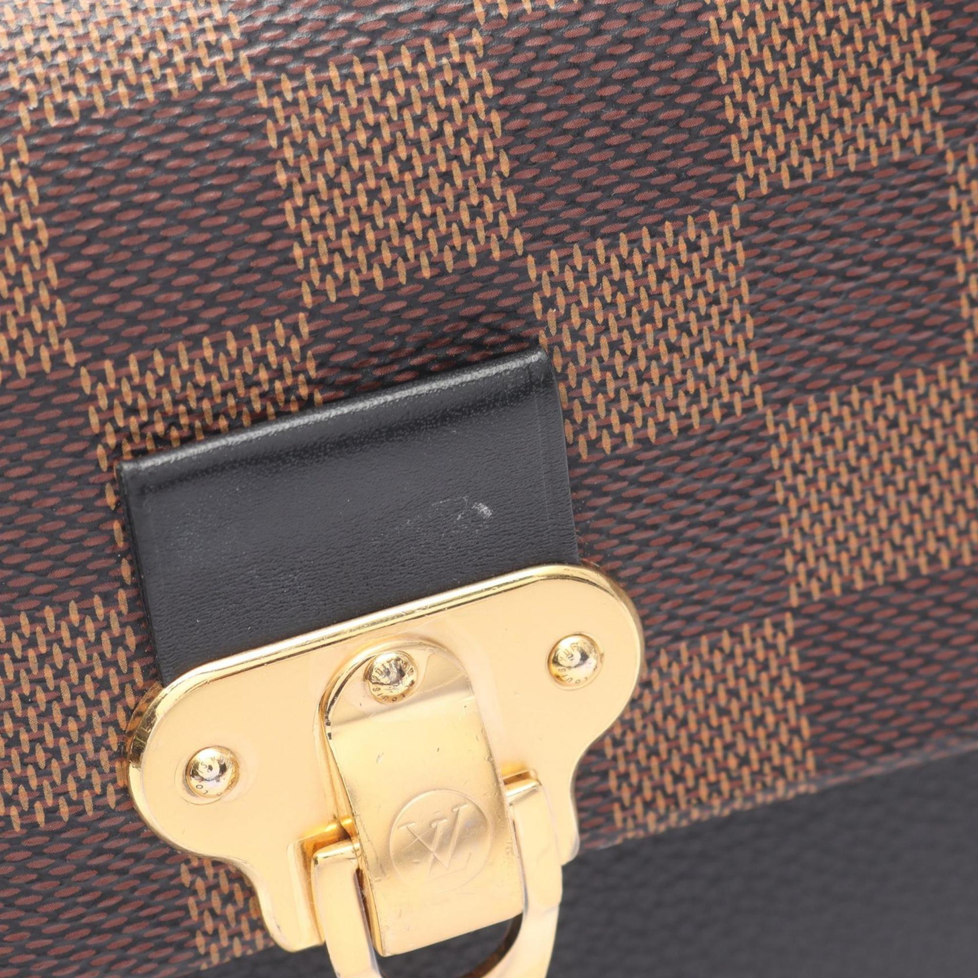 Louis Vuitton Brown Ebene Coated Canvas Shoulder Bag