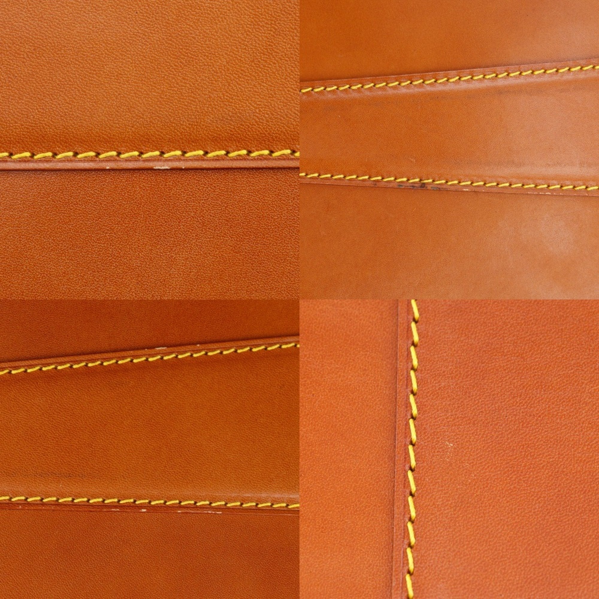 Louis Vuitton Brown Camel Nomade Leather Briefcase