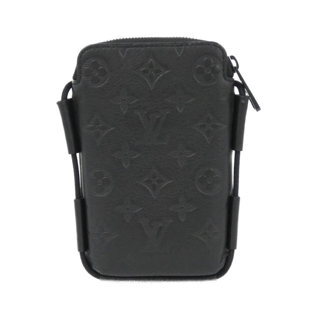 Louis Vuitton Black Leather Pouch Shoulder Bag