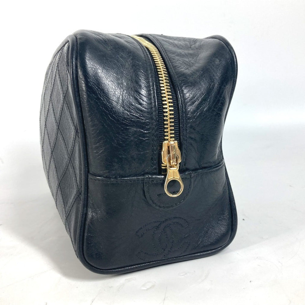 Chanel Black Leather Pouch