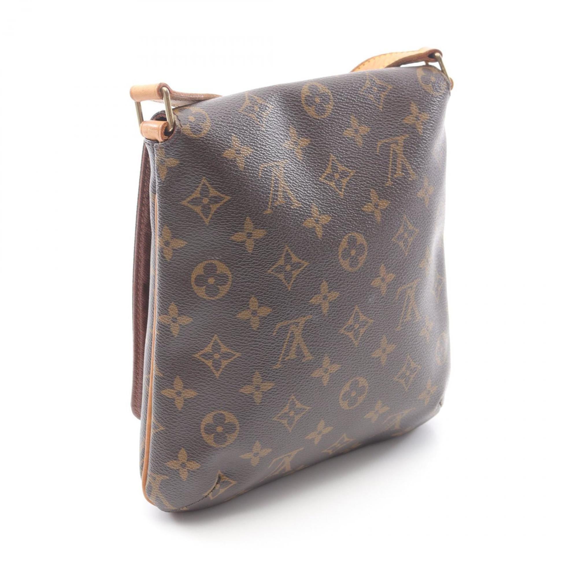 Louis Vuitton Brown Coated Canvas Pvc Leather Monogram Shoulder Bag