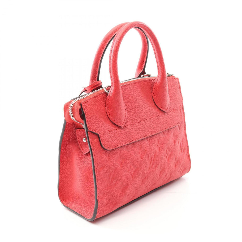 Louis Vuitton Red Color Monogram Empreinte Handbag