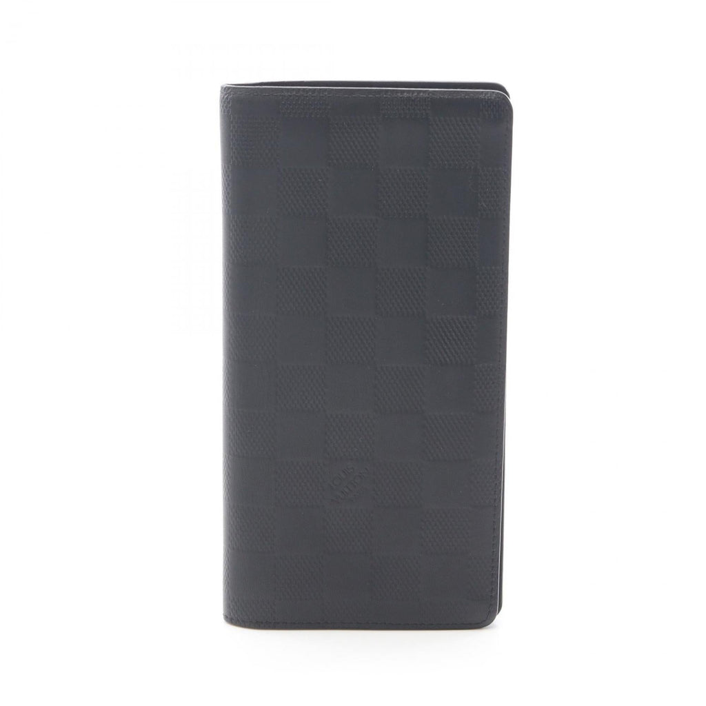 Louis Vuitton Black Onyx Damier Infini Leather Long Wallet