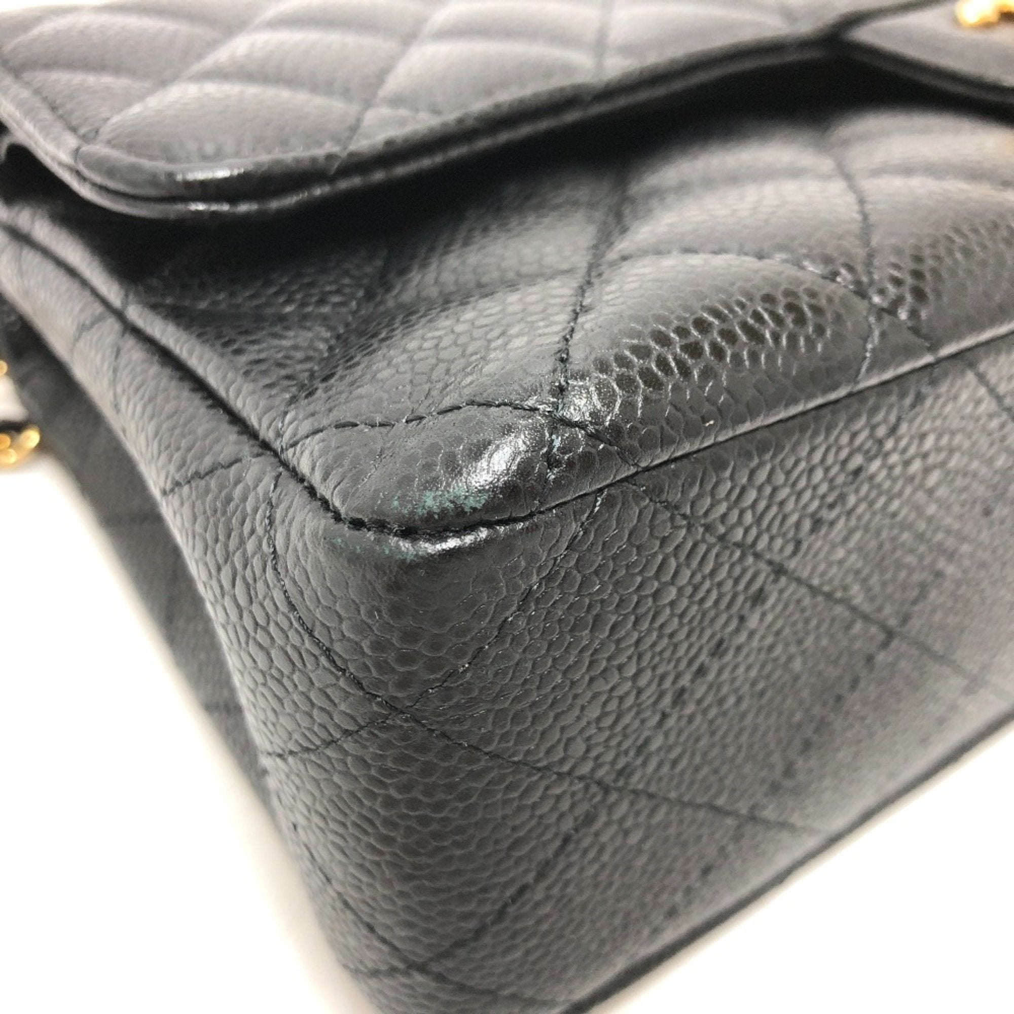 Chanel Black Leather Shoulder Bag