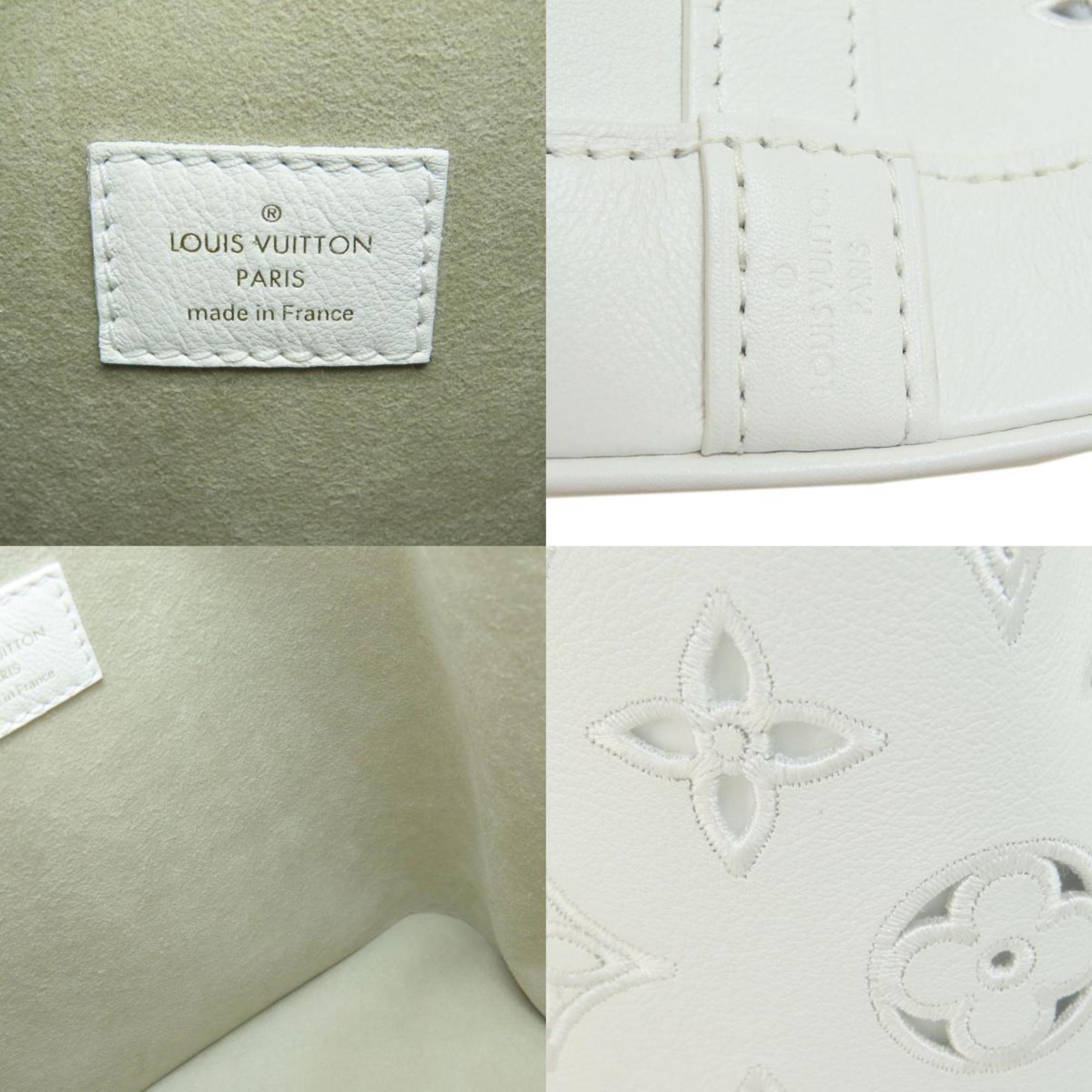 Louis Vuitton White Leather Shoulder Bag
